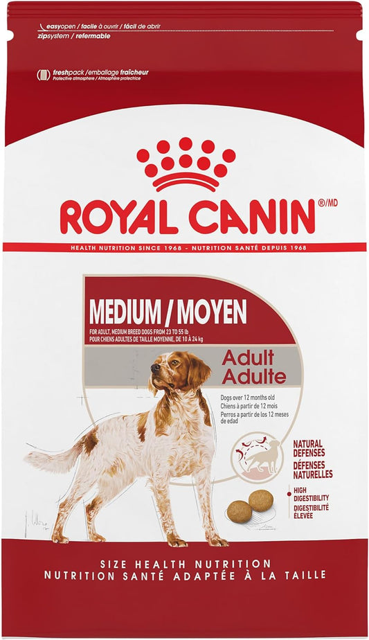 Medium Breed Adult Dry Dog Food, 30 Lb Bag