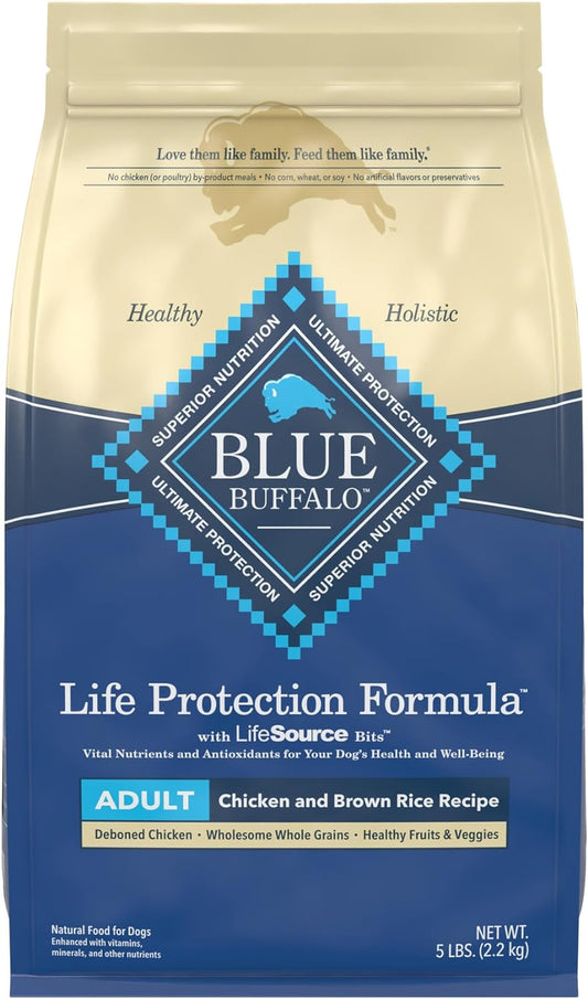 Life Protection Formula Natural Adult Dry Dog Food, Chicken and Brown Rice 5-Lb Trial Size Bag
